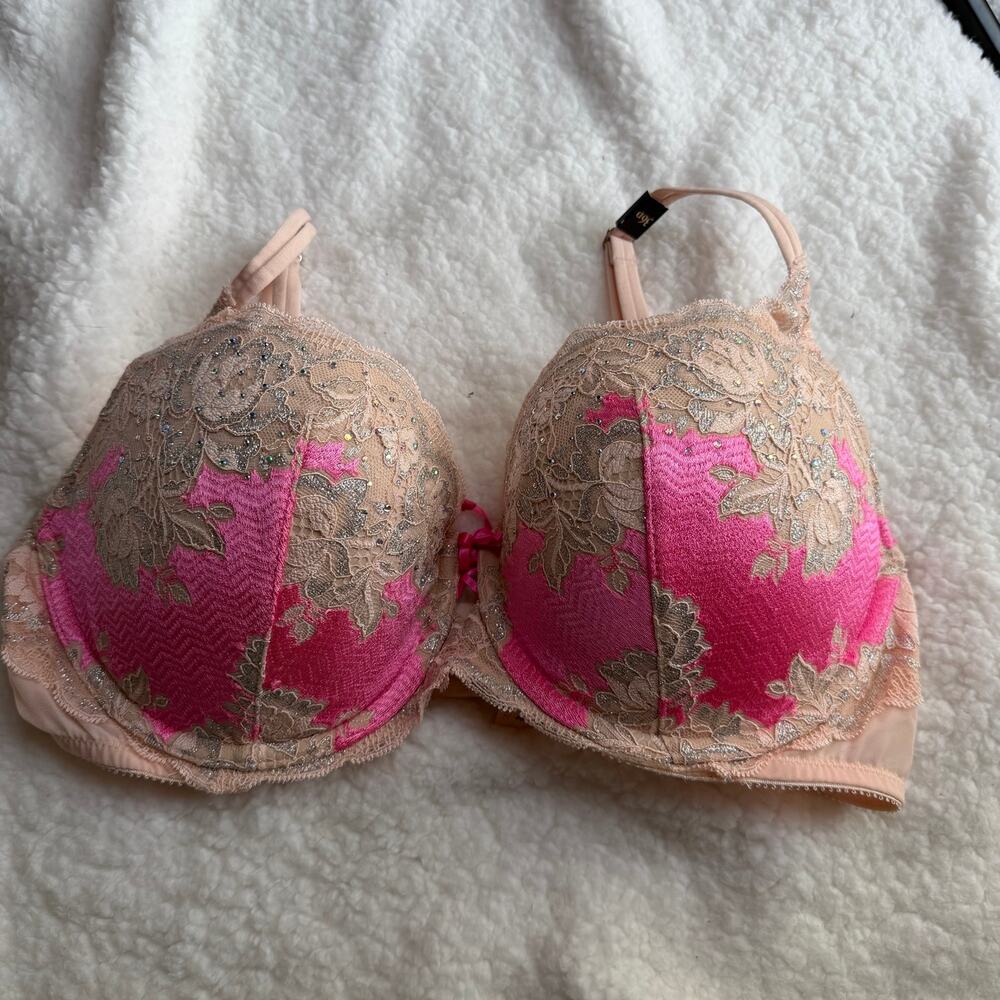 Victoria's Secret Dream Angels pink Demi Bra 36D